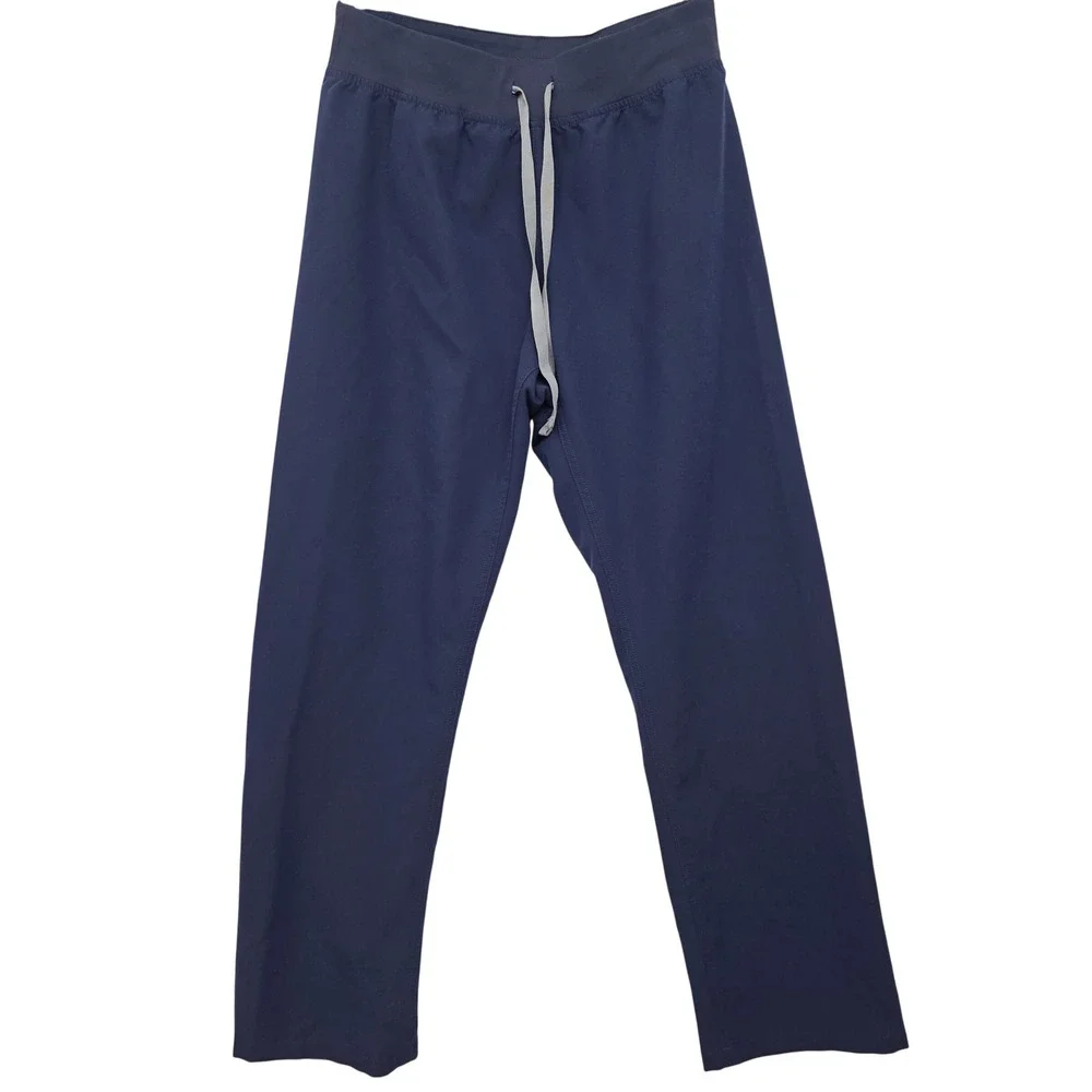 FIGS Technical Collection Navy Blue HW Livingston Scrub Pants Mens Medium